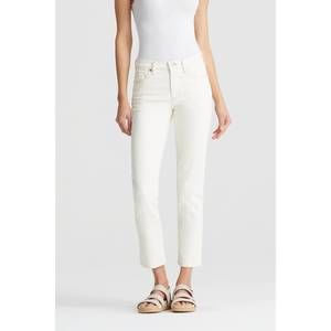NEW CITIZENS OF HUMANITY cara high rise cigarette ankle jean in light cream